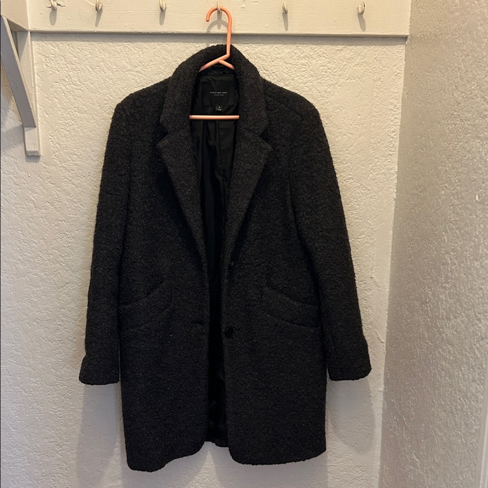 Women's Dark Gray Wool Blend Coat 🧥 (Marc New York)